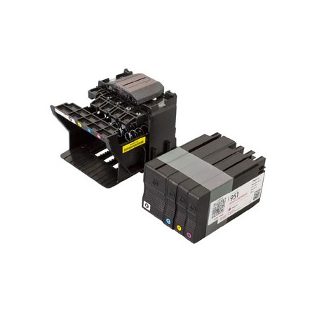 HP originální printhead replacement kit CR324A, CR322A, CR323A, CM751-60126, obsahuje inkousty, sada pro výměnu tiskové hlavy