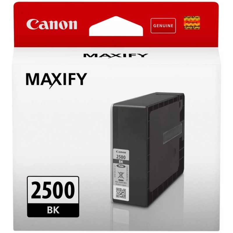 Canon originální ink PGI-2500 BK, 2500, 9290B001, black, 1000str., 29.1ml