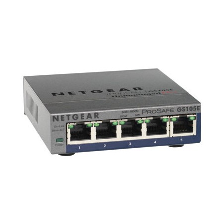 NETGEAR 5xGb Plus Switch,web monit.GS105E