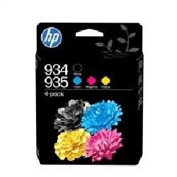HP 934 Black/935 CMY Ink Cartridge 4-Pack (400 / 400 / 400 / 400 pages)