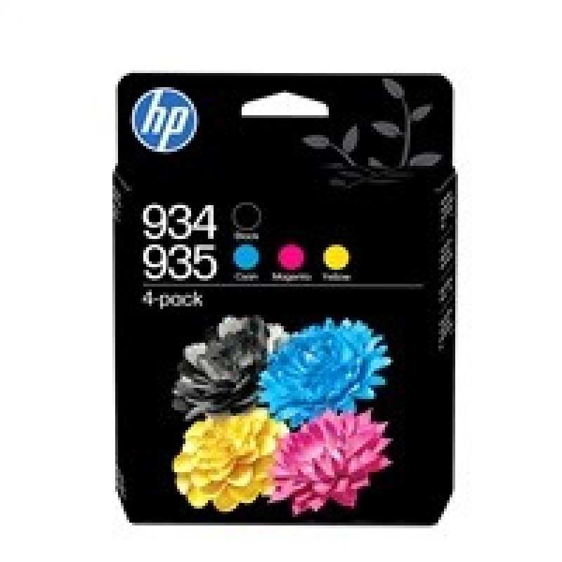 HP 934 Black/935 CMY Ink Cartridge 4-Pack (400 / 400 / 400 / 400 pages)