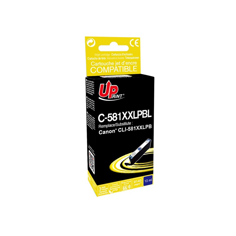 UPrint kompatibilní ink s CLI-581PB XXL, C-581XXLPBL, photo blue, 12ml, very high capacity