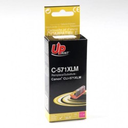 UPrint kompatibilní ink s CLI571M XL, C-571XLM, magenta, 800str., 11ml, high capacity