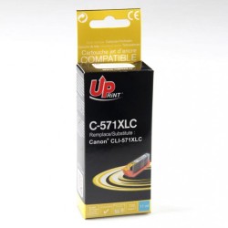 UPrint kompatibilní ink s CLI571C XL, C-571XLC, cyan, 800str., 11ml, high capacity