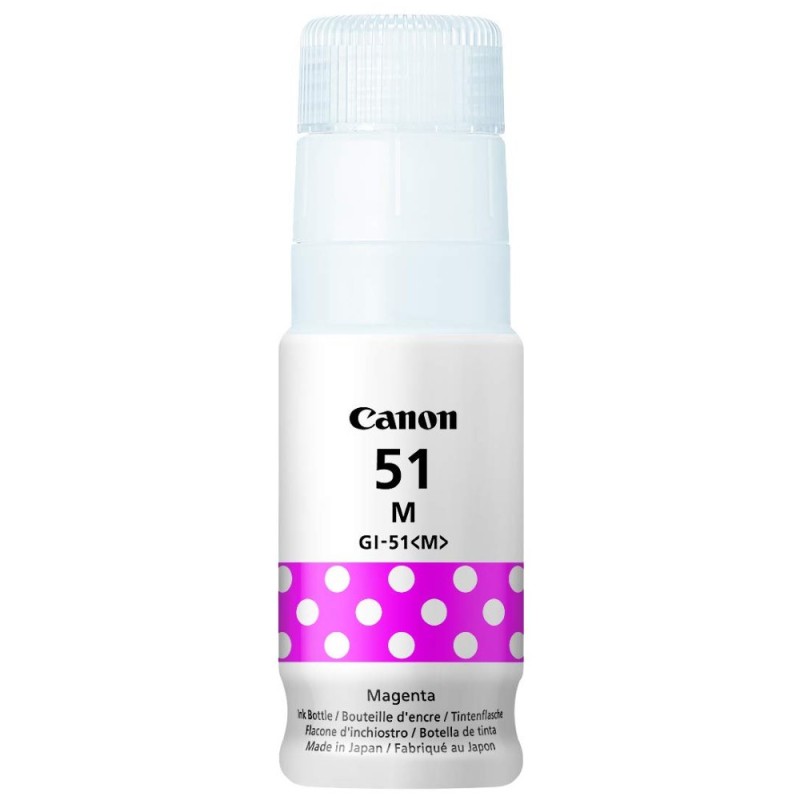 Canon CARTRIDGE GI-51 M purpurová pro PIXMA G1520, G2520, G2560, G3520, G3560 (7700 str.)