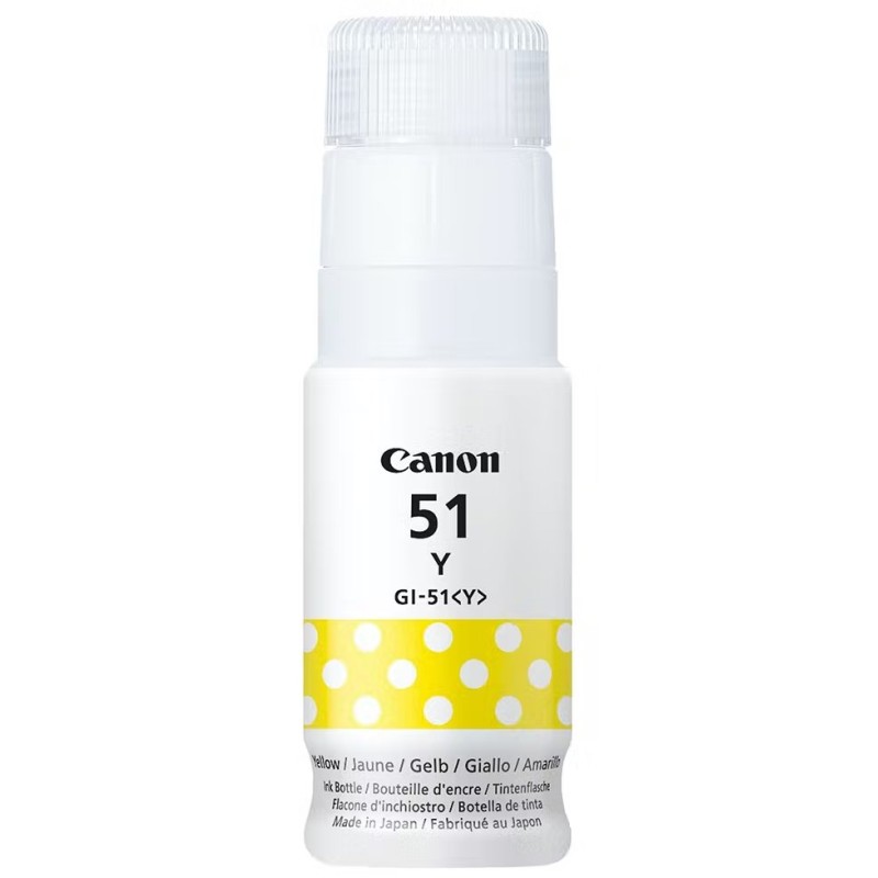 Canon CARTRIDGE GI-51 Y žlutá pro PIXMA G1520, G2520, G2560, G3520, G3560 (7700 str.)