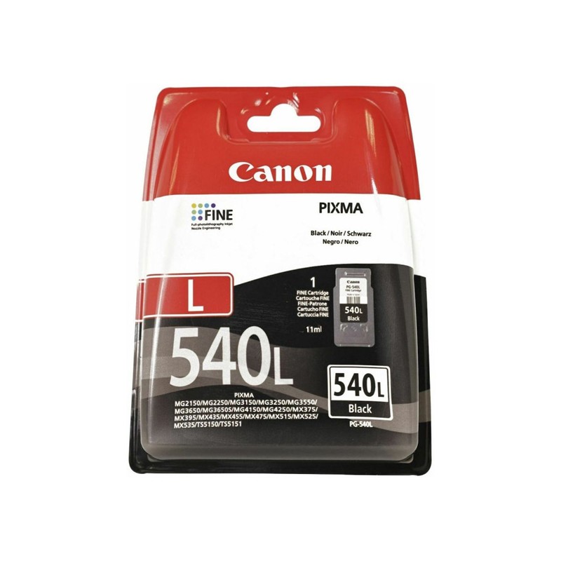 Canon originální ink PG-540L, 5224B011, black, blistr s ochranou, 300str., 11ml, DOPRODEJ