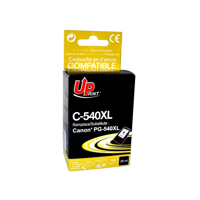UPrint kompatibilní ink s PG540XL, C-540XL-B, black, 750str., 25ml