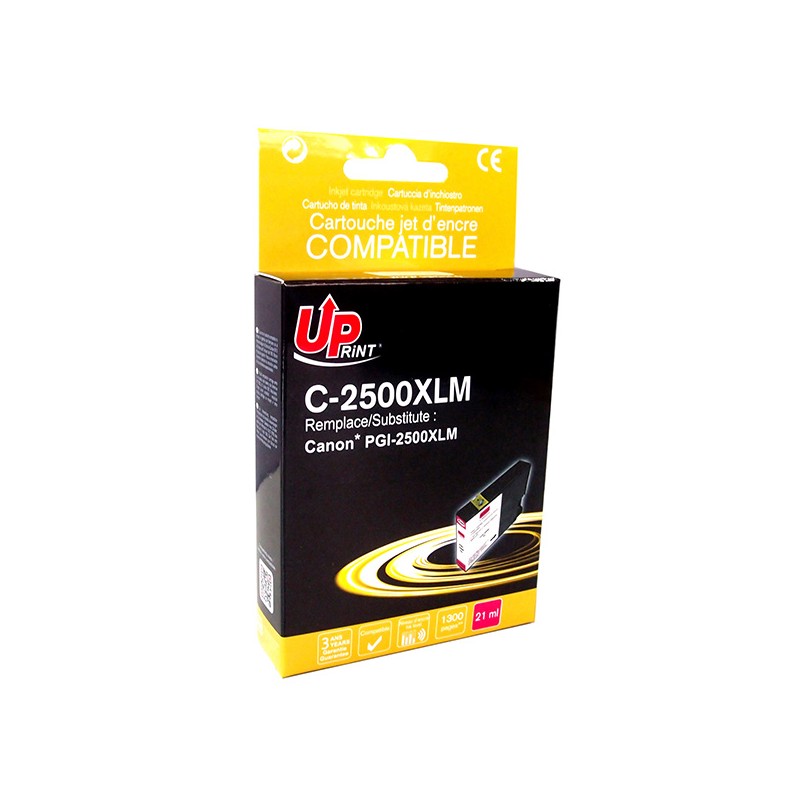UPrint kompatibilní ink s PGI 2500XL, C-2500XLM, magenta, 1300str., 21ml