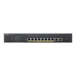 Zyxel XS1930-12HP 8-port Multi-Gigabit Smart Managed PoE Switch with 2 10GbE and 2 SFP+ Uplink, PoE 375W