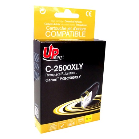 UPrint kompatibilní ink s PGI 2500XL, C-2500XLY, yellow, 1600str., 21ml