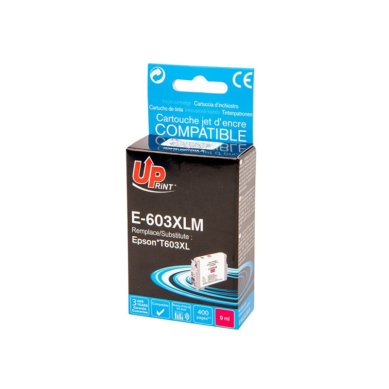 UPrint kompatibilní ink s C13T03A34010, 603XL, E-603XLM, magenta, 400str., 9ml