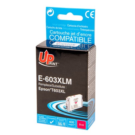 UPrint kompatibilní ink s C13T03A34010, 603XL, E-603XLM, magenta, 400str., 9ml
