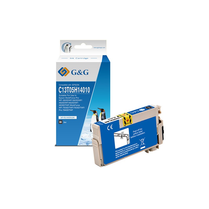 G&G kompatibilní ink s C13T05H14010, NP-R2-0405XLBK, black