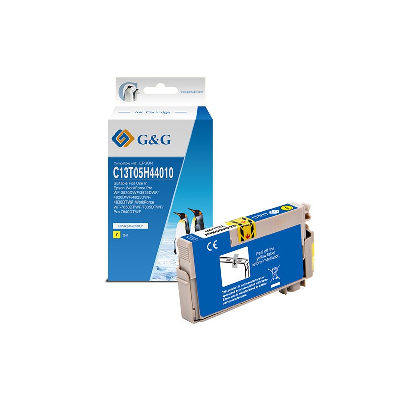 G&G kompatibilní ink s C13T05H44010, NP-R2-0405XLY, yellow