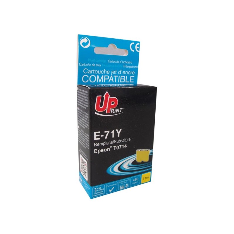 UPrint kompatibilní ink s C13T07144021, E-71Y, yellow, 10ml