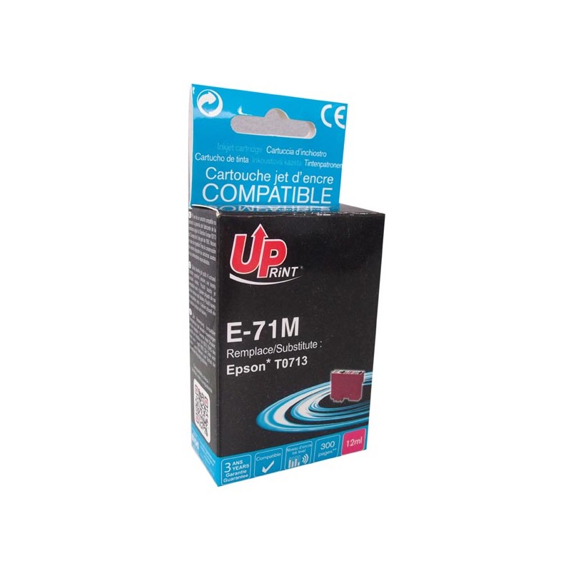 UPrint kompatibilní ink s C13T07134011, E-71M, magenta, 11ml