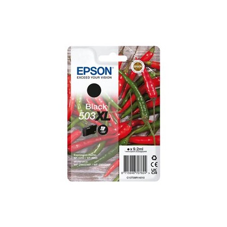 Epson originální ink C13T09R14010, T09R140, 503XL, black, 9.2ml