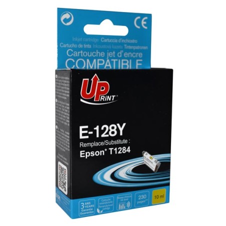 UPrint kompatibilní ink s C13T12844011, E-128YE, yellow, 230str., 5ml