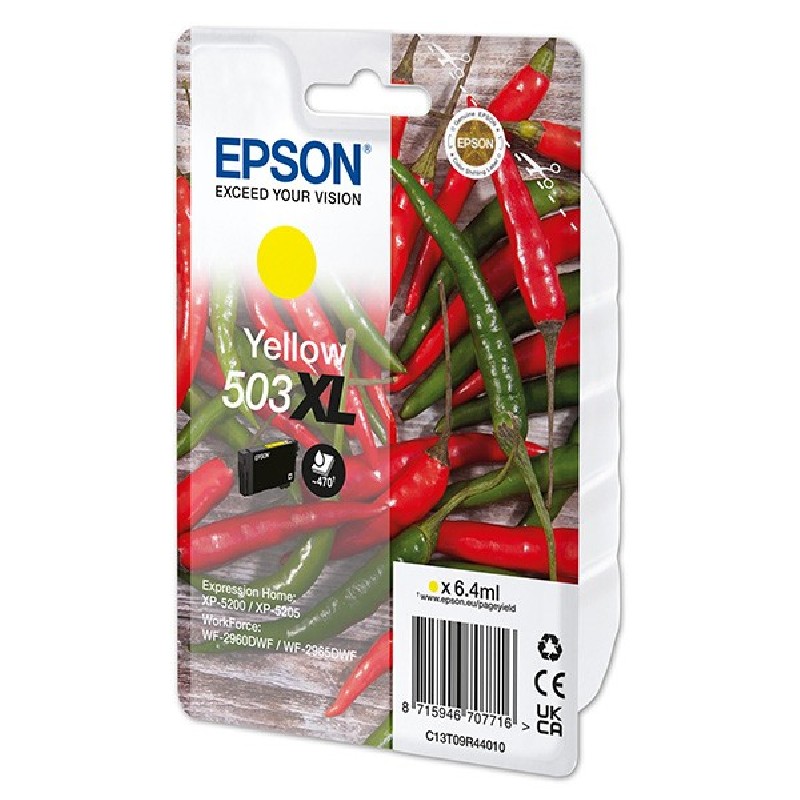 Epson originální ink C13T09R44010, T09R440, 503XL, yellow, 6.4ml