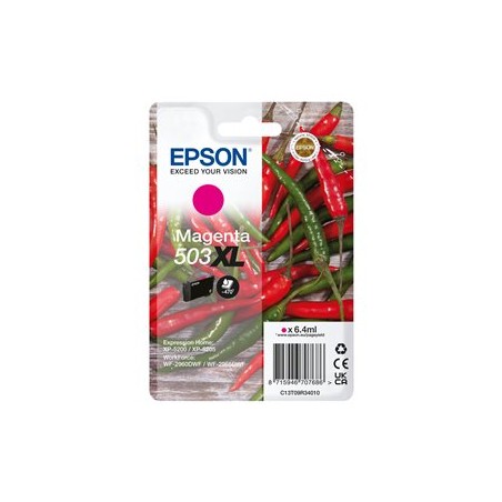 Epson originální ink C13T09R34010, T09R340, 503XL, magenta, 6.4ml