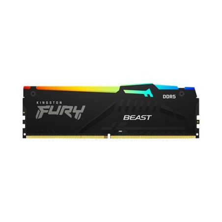 Kingston FURY Beast/DDR5/64GB/6000MHz/CL40/4x16GB/RGB/Black
