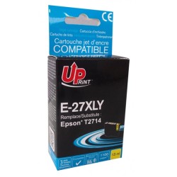UPrint kompatibilní ink s C13T27144010, 27XL, E-27XLY, yellow, 1100str., 13ml