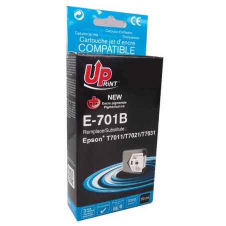 UPrint kompatibilní ink s C13T70114010, E-701B, black, 3200str., 60ml, XXL
