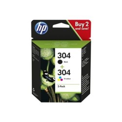HP 304 Ink Cartridge Combo 2-Pack (120 / 100 pages)