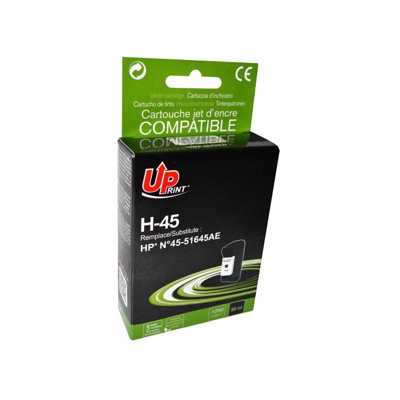 UPrint kompatibilní ink s 51645AE, H-45B, black, 50ml
