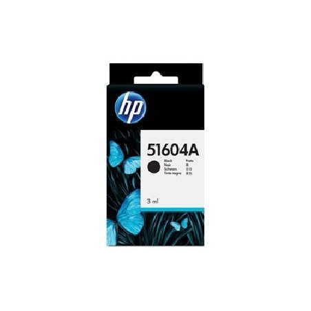HP Black 3 ml Plain Paper Print Cart, 51604A