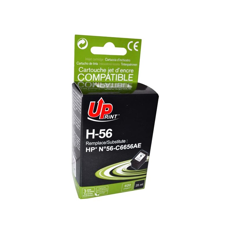 UPrint kompatibilní ink s C6656AE, H-56B, black, 25ml