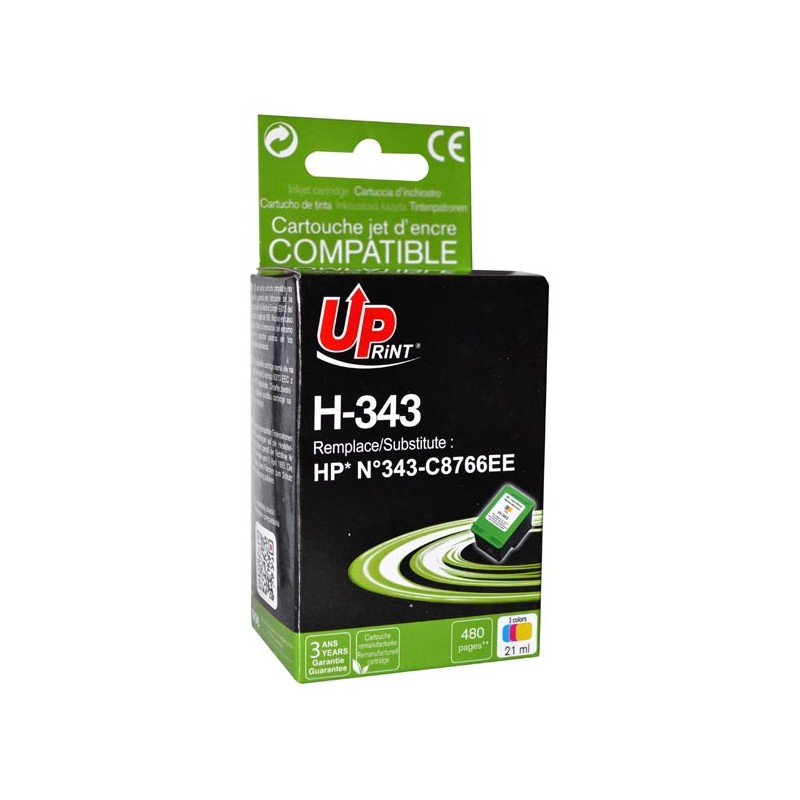 UPrint kompatibilní ink s C8766EE, HP 343, H-343CL, color, 480str., 21ml
