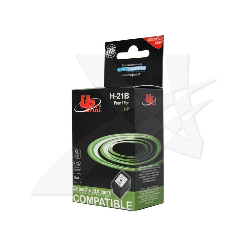 UPrint kompatibilní ink s C9351AE, HP 21, H-21B, black, 475str., 20ml