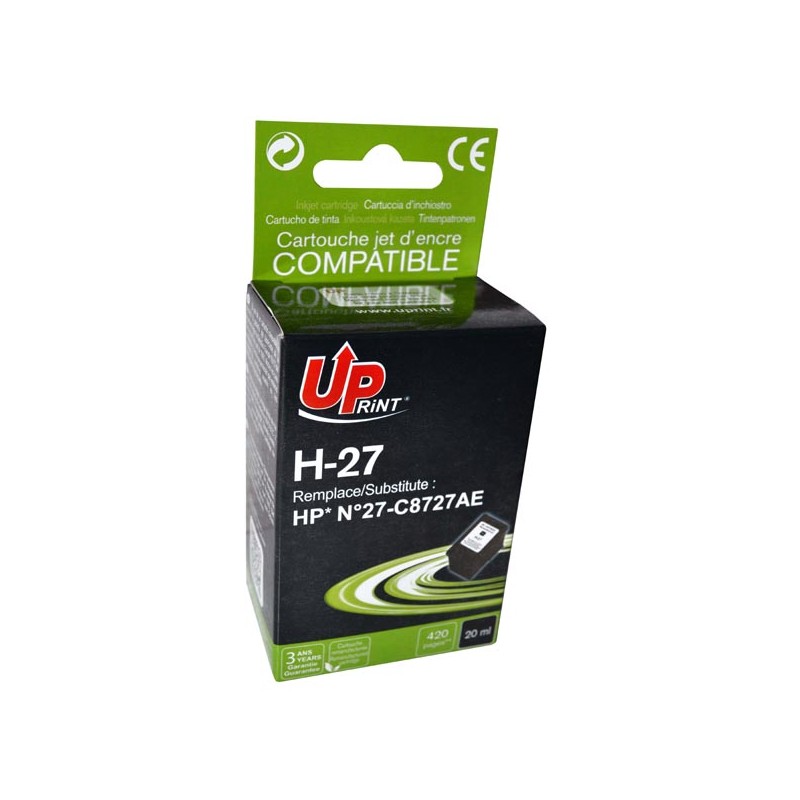 UPrint kompatibilní ink s C8727AE, H-27B, black, 20ml