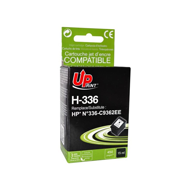 UPrint kompatibilní ink s C9362EE, HP 336, H-336B, black, 10ml