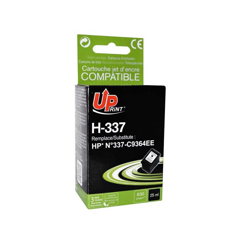UPrint kompatibilní ink s C9364EE, HP 337, H-337B, black, 25ml