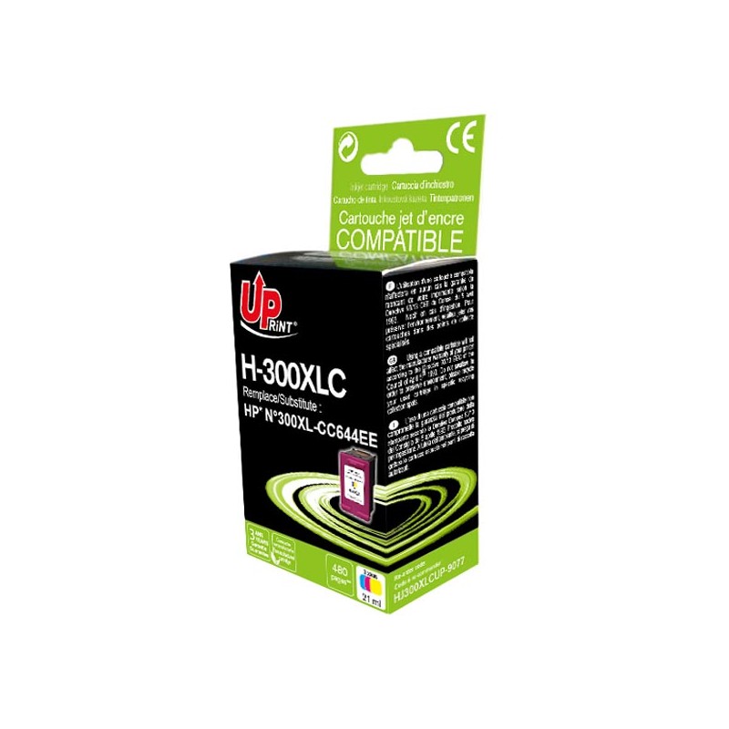 UPrint kompatibilní ink s CC644EE, HP 300XL, H-300XL-CL, color, 19ml