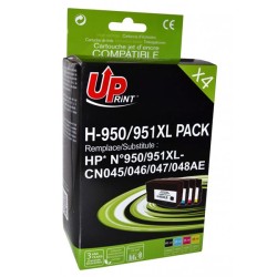 UPrint kompatibilní ink s CN045AE, HP 950XL/951XL, H-950/951XL, 1xblack/1xcyan/1xmagenta/1xyellow, 2500+3x1500str., 80+3x25ml