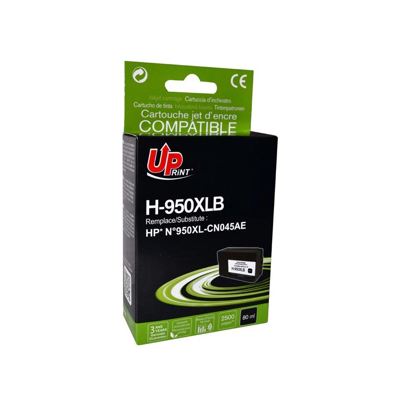 UPrint kompatibilní ink s CN045AE, HP 950XL, H-950XL-B, black, 2500str., 80ml