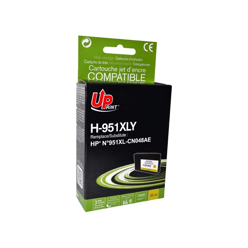 UPrint kompatibilní ink s CN048AE, HP 951XL, H-951XL-Y, yellow, 1500str., 25ml