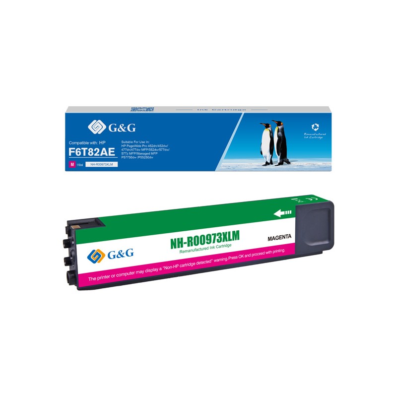 G&G kompatibilní ink s F6T82AE, NH-R00973XLM, magenta, 7000str.