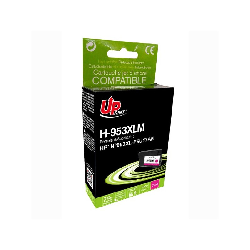 UPrint kompatibilní ink s F6U17AE, HP 953XL, H-953XLM, magenta, 1800str., 25ml, high capacity