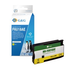G&G kompatibilní ink s F6U18AE, HP 953XL, NH-R00953XLY, yellow, 1600str., yellow, DOPRODEJ