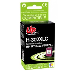 UPrint kompatibilní ink s F6U67AE, HP 302XL, H-302XLCL, color, 400str., 18ml