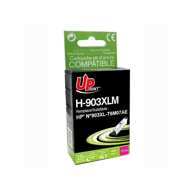 UPrint kompatibilní ink s T6M07AE, HP 903XL, H-903XLM, magenta, 900str., 12ml, high capacity
