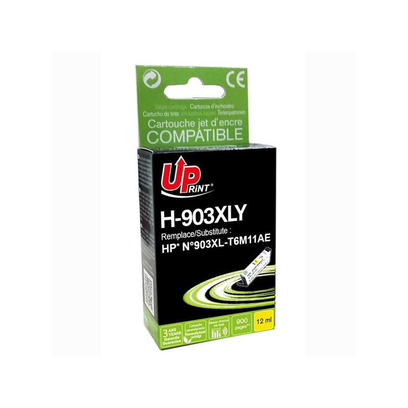 UPrint kompatibilní ink s T6M11AE,T6M12AE, HP 903XL, yellow, 900str., 12ml, high capacity