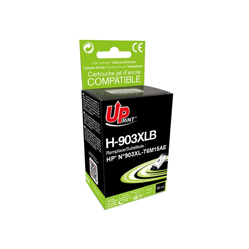UPrint kompatibilní ink s T6M15AE, HP 903XL, H-903XLB, black, 950str., 30ml, high capacity