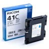 Ricoh originální gelová náplň 405762, GC41HC, cyan, 2200str.