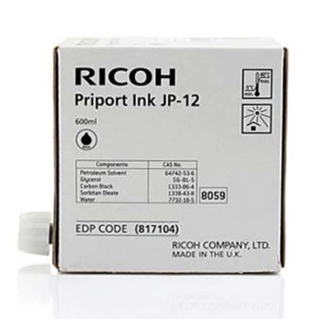 Ricoh originální ink 817104, black, 600